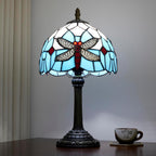 Tiffany Lamp Stained Glass Table Bedroom Bedside Reading