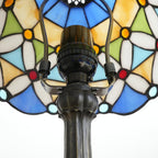 Tiffany Lamp Stained Glass Table Bedroom Bedside Reading