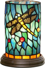 Tiffany Lamp Stained Glass Table Dragonfly Style Bedroom