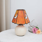 Tiffany Lamp Stained Glass Table Mushroom Moon Cute