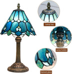 Tiffany Lamp Stained Glass Table Sea Small Bedside