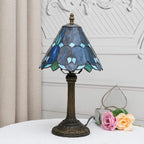 Tiffany Lamp Stained Glass Table Sea Small Bedside