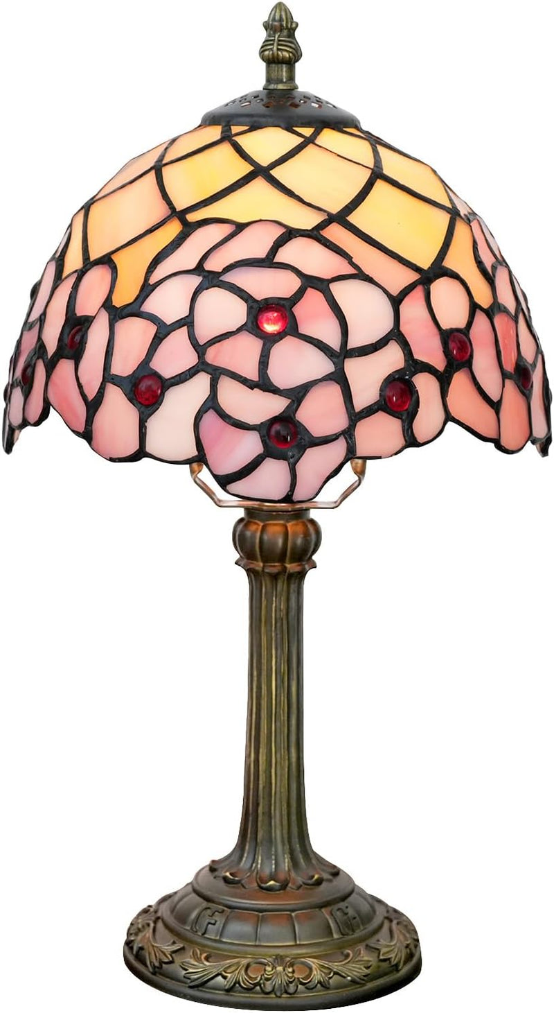 Tiffany Lamp Stained Glass Table Tulip Small Bedside