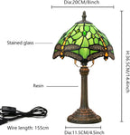 Tiffany Lamp Stained Glass Table Tulip Small Bedside
