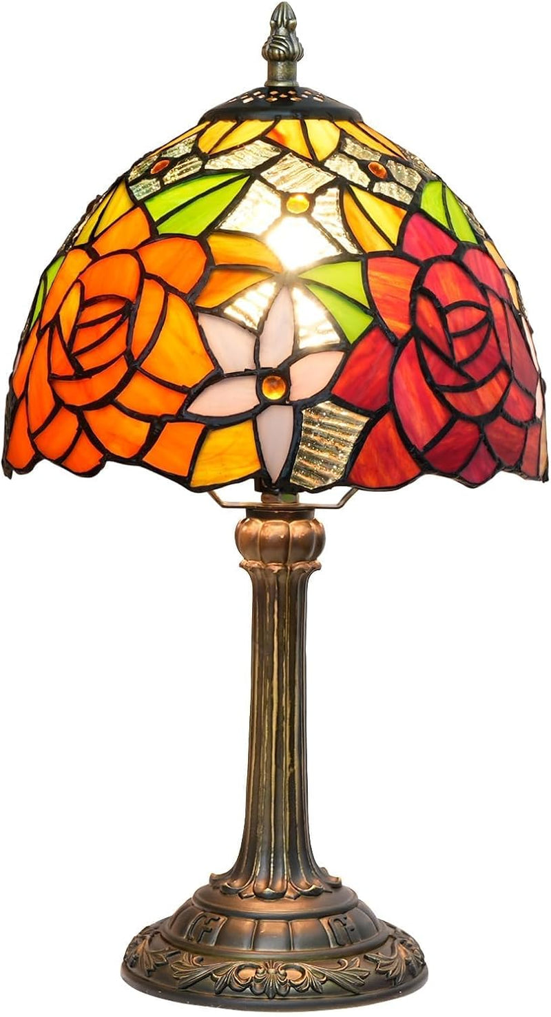 Tiffany Lamp Stained Glass Table Tulip Small Bedside