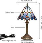 Tiffany Lamp Stained Glass Table Tulip Small Bedside