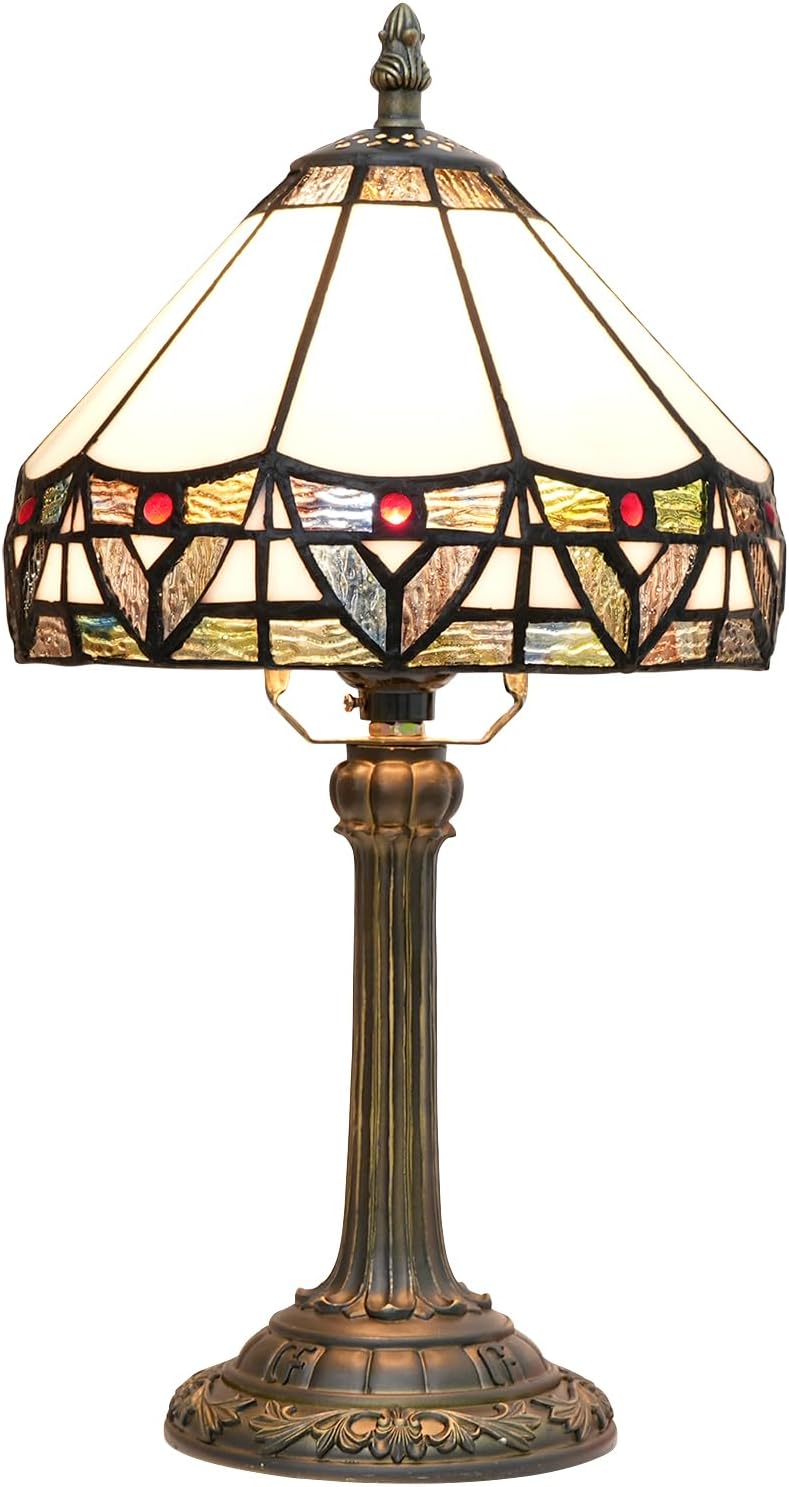 Tiffany Lamp Stained Glass Table Tulip Small Bedside