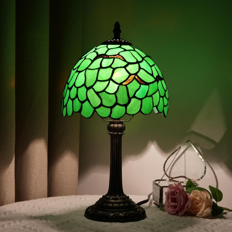Tiffany Lamp Stained Glass Table Tulip Small Bedside