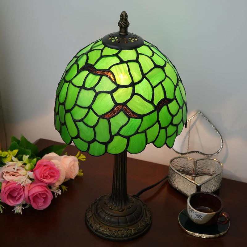 Tiffany Lamp Stained Glass Table Tulip Small Bedside