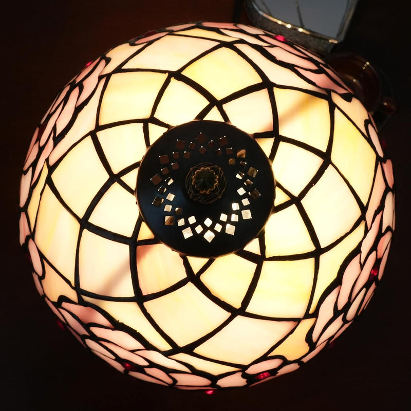 Tiffany Lamp Stained Glass Table Tulip Small Bedside