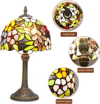 Tiffany Lamp Stained Glass Table Tulip Small Bedside