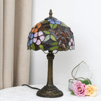 Tiffany Lamp Stained Glass Table Tulip Small Bedside