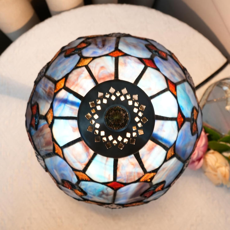 Tiffany Lamp Stained Glass Table Tulip Small Bedside