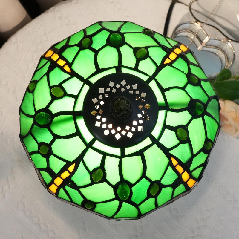Tiffany Lamp Stained Glass Table Tulip Small Bedside