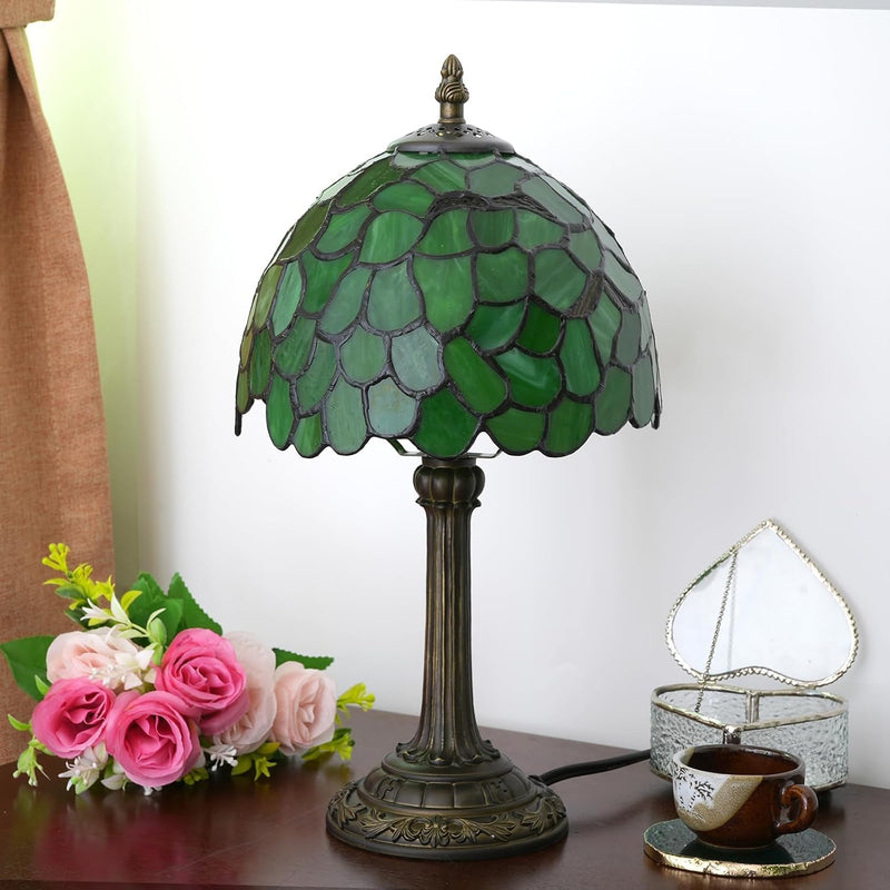 Tiffany Lamp Stained Glass Table Tulip Small Bedside