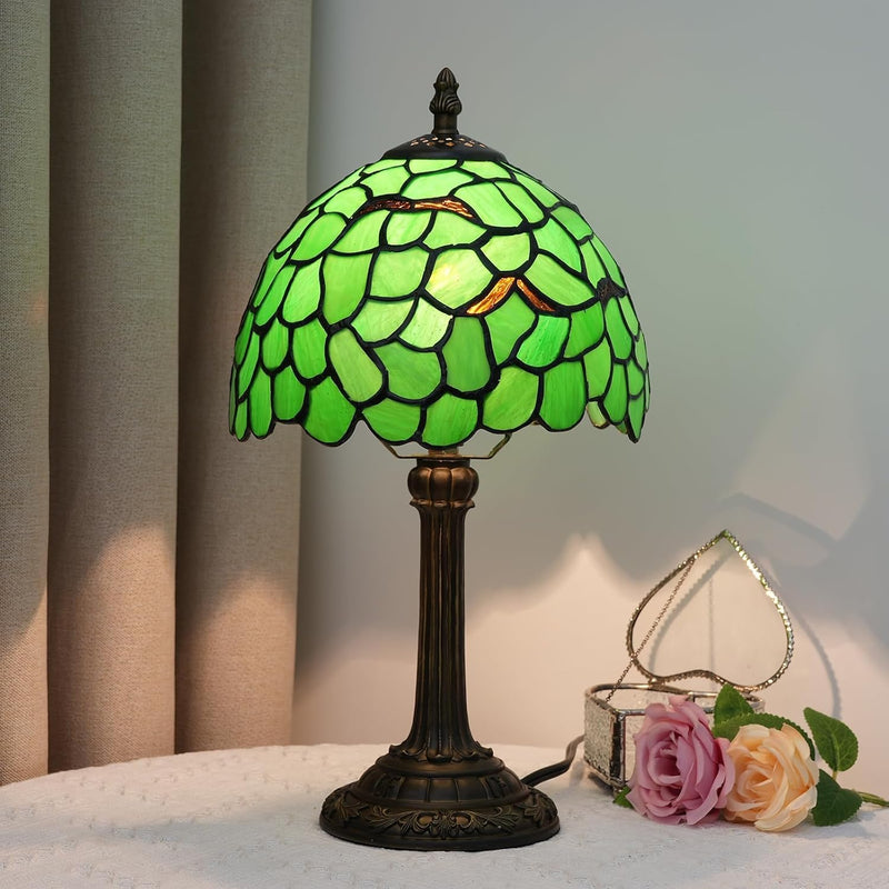 Tiffany Lamp Stained Glass Table Tulip Small Bedside