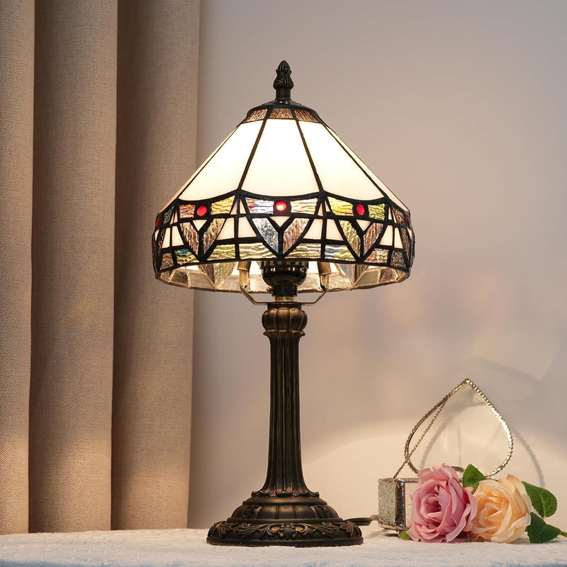 Tiffany Lamp Stained Glass Table Tulip Small Bedside