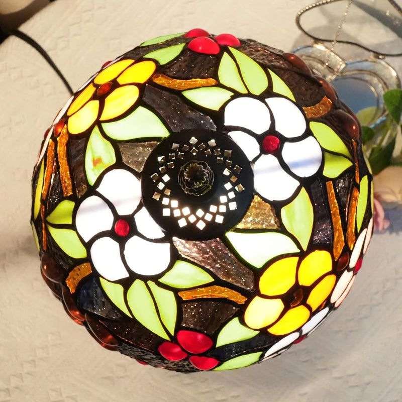 Tiffany Lamp Stained Glass Table Tulip Small Bedside