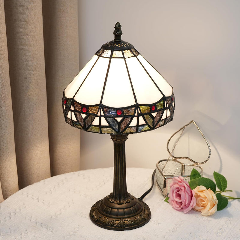 Tiffany Lamp Stained Glass Table Tulip Small Bedside
