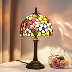 Tiffany Lamp Stained Glass Table Tulip Small Bedside