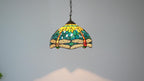 Tiffany Pendant Light Fixtures 12inch Stained Glass Lighting