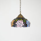 Tiffany Pendant Light Fixtures 12inch Stained Glass Lighting