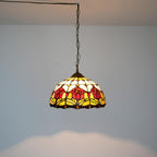 Tiffany Pendant Light Fixtures 12inch Stained Glass Lighting