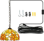 Tiffany Pendant Light Fixtures 12inch Stained Glass Lighting