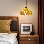 Tiffany Pendant Light Fixtures 12inch Stained Glass Lighting