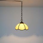 Tiffany Pendant Sunflower Stained Glass Hanging Lamp 8