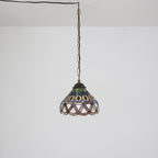 Tiffany Pendant Sunflower Stained Glass Hanging Lamp 8