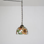 Tiffany Pendant Sunflower Stained Glass Hanging Lamp 8