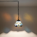 Tiffany Pendant Sunflower Stained Glass Hanging Lamp 8