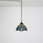 Tiffany Pendant Sunflower Stained Glass Hanging Lamp 8