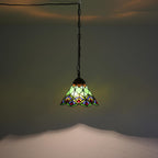 Tiffany Pendant Sunflower Stained Glass Hanging Lamp 8