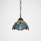 Tiffany Pendant Sunflower Stained Glass Hanging Lamp 8