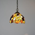 Tiffany Pendant Sunflower Stained Glass Hanging Lamp 8