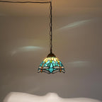 Tiffany Pendant Sunflower Stained Glass Hanging Lamp 8