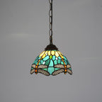 Tiffany Pendant Sunflower Stained Glass Hanging Lamp 8