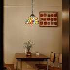Tiffany Pendant Sunflower Stained Glass Hanging Lamp 8