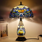 Tiffany Stained Glass Table Lamp 12x19 Inches Wisteria