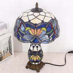 Tiffany Stained Glass Table Lamp 12x19 Inches Wisteria