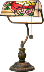 Tiffany Style Banker Desk Lamp Stained Glass Lamps