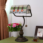 Tiffany Style Banker Desk Lamp Stained Glass Lamps