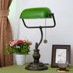 Tiffany Style Banker Desk Lamp Stained Glass Lamps