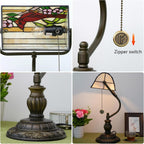 Tiffany Style Banker Desk Lamp Stained Glass Lamps
