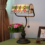 Tiffany Style Banker Desk Lamp Stained Glass Lamps