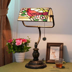 Tiffany Style Banker Desk Lamp Stained Glass Lamps