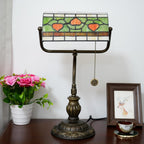 Tiffany Style Banker Desk Lamp Stained Glass Lamps