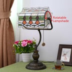 Tiffany Style Banker Desk Lamp Stained Glass Lamps